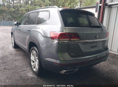 Lot #3035077606 2021 VOLKSWAGEN ATLAS 3.6L V6 SE W/TECHNOLOGY