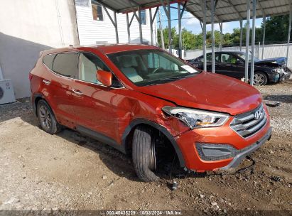 Lot #2992827021 2016 HYUNDAI SANTA FE SPORT 2.4L