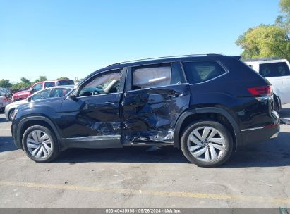 Lot #2990356635 2021 VOLKSWAGEN ATLAS 3.6L V6 SEL