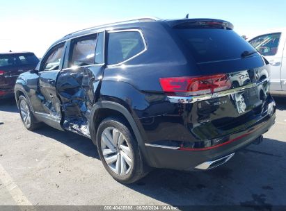 Lot #2990356635 2021 VOLKSWAGEN ATLAS 3.6L V6 SEL