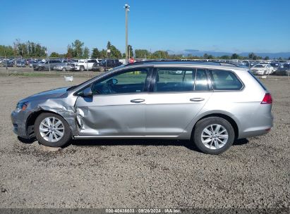 Lot #2992833277 2016 VOLKSWAGEN GOLF SPORTWAGEN TSI S 4-DOOR