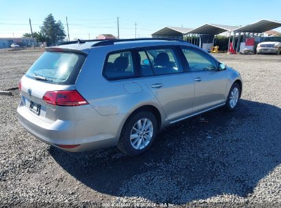 Lot #2992833277 2016 VOLKSWAGEN GOLF SPORTWAGEN TSI S 4-DOOR