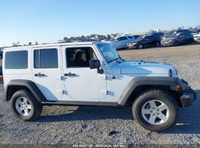 Lot #2992833275 2016 JEEP WRANGLER UNLIMITED BLACK BEAR