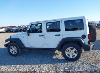 Lot #2992833275 2016 JEEP WRANGLER UNLIMITED BLACK BEAR