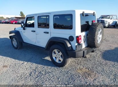 Lot #2992833275 2016 JEEP WRANGLER UNLIMITED BLACK BEAR