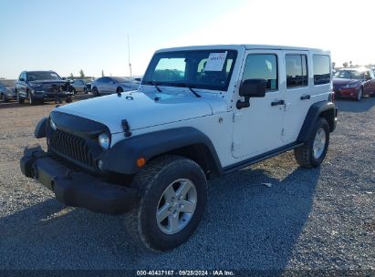 Lot #2992833275 2016 JEEP WRANGLER UNLIMITED BLACK BEAR