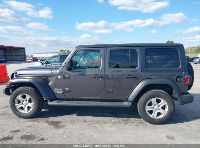 Lot #3046369907 2020 JEEP WRANGLER UNLIMITED SPORT S 4X4