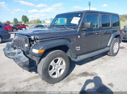 Lot #3046369907 2020 JEEP WRANGLER UNLIMITED SPORT S 4X4