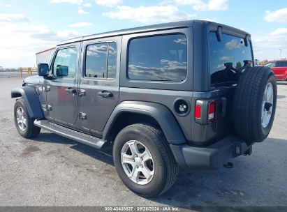 Lot #3046369907 2020 JEEP WRANGLER UNLIMITED SPORT S 4X4