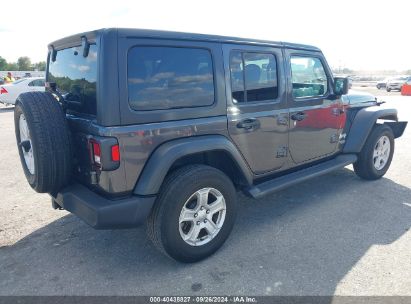 Lot #3046369907 2020 JEEP WRANGLER UNLIMITED SPORT S 4X4