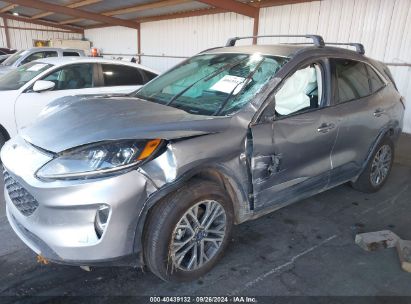 Lot #2992814697 2021 FORD ESCAPE SEL HYBRID