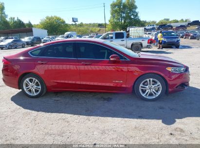 Lot #3056473546 2018 FORD FUSION HYBRID SE