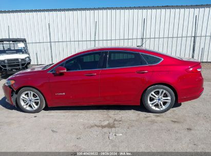 Lot #3056473546 2018 FORD FUSION HYBRID SE