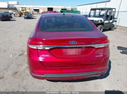 Lot #3056473546 2018 FORD FUSION HYBRID SE