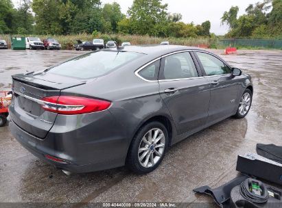 Lot #2996535018 2017 FORD FUSION ENERGI TITANIUM