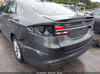 Lot #2996535018 2017 FORD FUSION ENERGI TITANIUM