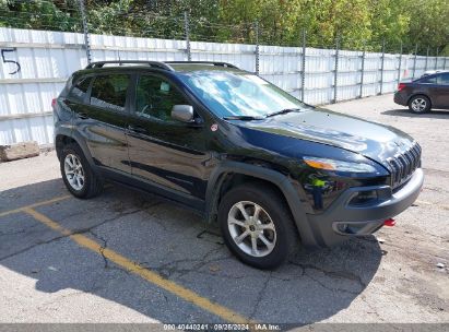 Lot #2992826994 2017 JEEP CHEROKEE TRAILHAWK 4X4