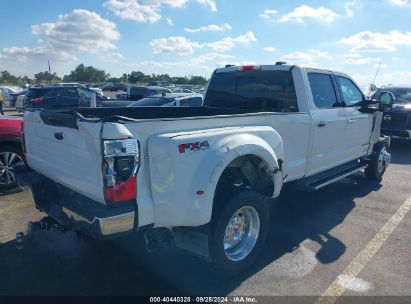 Lot #2990354693 2022 FORD SUPER DUTY F-450 DRW LARIAT