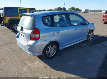 Lot #2992830656 2008 HONDA FIT SPORT