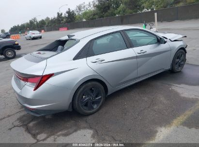 Lot #2992833265 2022 HYUNDAI ELANTRA SEL