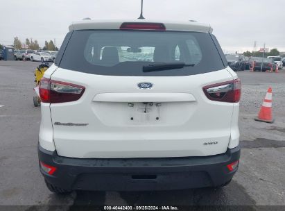 Lot #2992833264 2020 FORD ECOSPORT SES