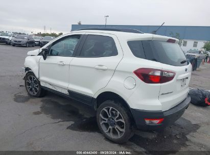 Lot #2992833264 2020 FORD ECOSPORT SES