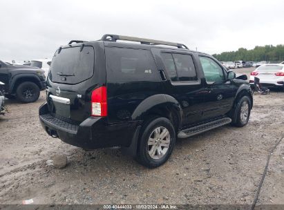 Lot #3035077491 2010 NISSAN PATHFINDER SE