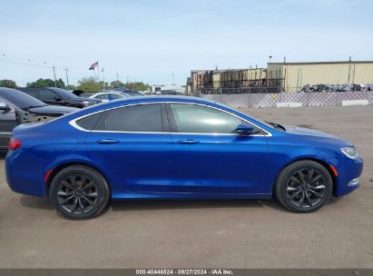 Lot #3035077472 2015 CHRYSLER 200 C