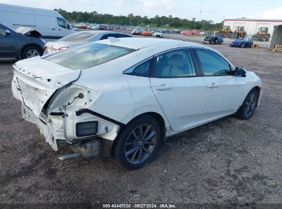 Lot #2996534999 2020 HONDA CIVIC EX