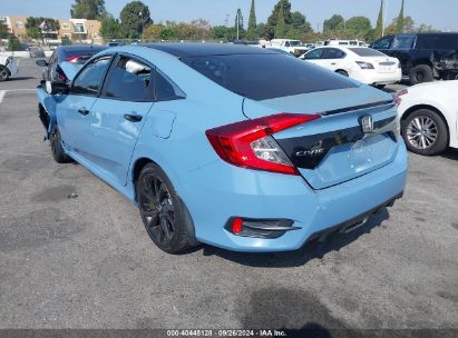 Lot #2992814647 2020 HONDA CIVIC SPORT