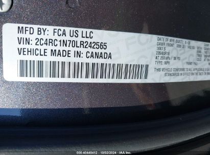 Lot #2992833259 2020 CHRYSLER PACIFICA HYBRID LIMITED