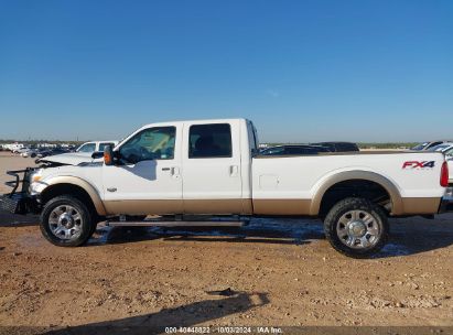 Lot #2990354638 2013 FORD F-350 LARIAT