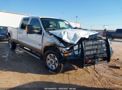 Lot #2990354638 2013 FORD F-350 LARIAT