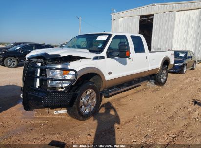 Lot #2990354638 2013 FORD F-350 LARIAT