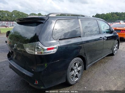 Lot #2996534982 2017 TOYOTA SIENNA SE PREMIUM 8 PASSENGER