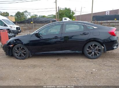 Lot #2989126824 2021 HONDA CIVIC SPORT