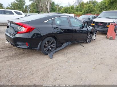 Lot #2989126824 2021 HONDA CIVIC SPORT