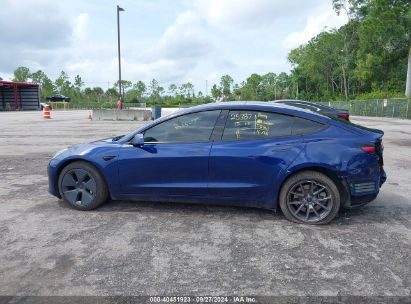 Lot #2992827184 2023 TESLA MODEL 3 REAR-WHEEL DRIVE