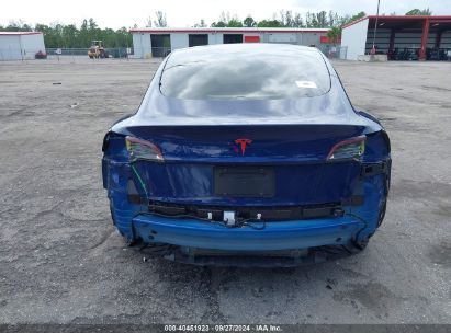 Lot #2992827184 2023 TESLA MODEL 3 REAR-WHEEL DRIVE