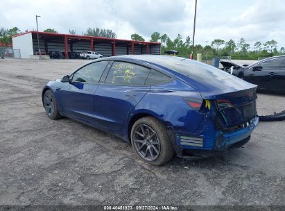 Lot #2992827184 2023 TESLA MODEL 3 REAR-WHEEL DRIVE