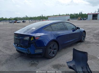 Lot #2992827184 2023 TESLA MODEL 3 REAR-WHEEL DRIVE