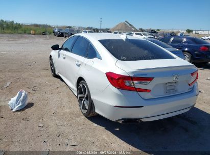 Lot #3053064858 2019 HONDA ACCORD SPORT