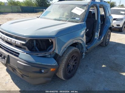 Lot #3037531145 2022 FORD BRONCO SPORT BIG BEND