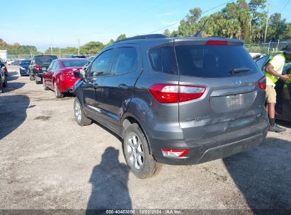 Lot #2996534966 2020 FORD ECOSPORT SE