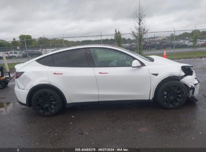 Lot #2997777970 2021 TESLA MODEL Y LONG RANGE DUAL MOTOR ALL-WHEEL DRIVE