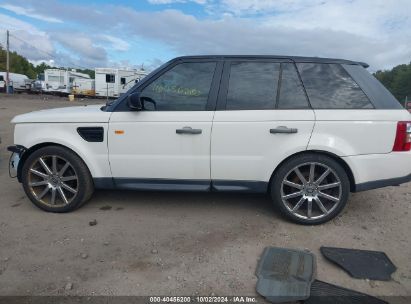 Lot #2997777955 2008 LAND ROVER RANGE ROVER SPORT HSE