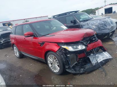 Lot #3005350952 2015 LAND ROVER RANGE ROVER SPORT 3.0L V6 SUPERCHARGED HSE