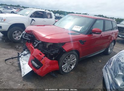 Lot #3005350952 2015 LAND ROVER RANGE ROVER SPORT 3.0L V6 SUPERCHARGED HSE