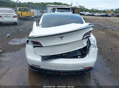 Lot #2992827145 2021 TESLA MODEL 3 STANDARD RANGE PLUS REAR-WHEEL DRIVE