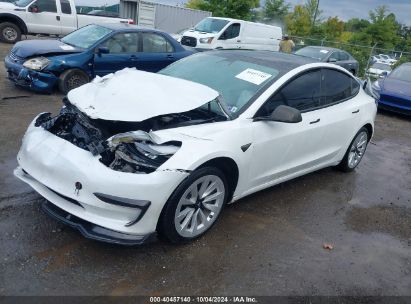 Lot #2992827145 2021 TESLA MODEL 3 STANDARD RANGE PLUS REAR-WHEEL DRIVE